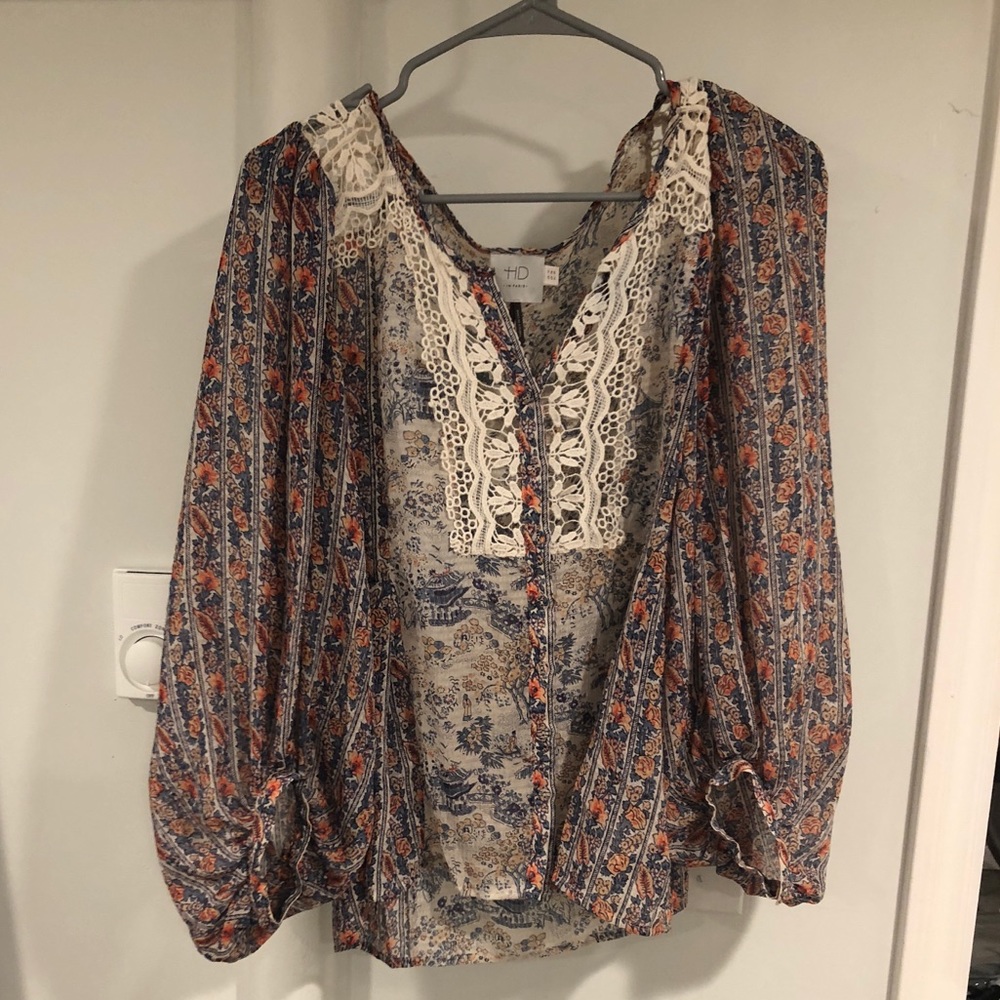 Anthropologie Blouse; EUC
